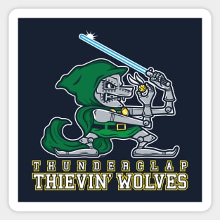 Thunderclap Thievin' Wolves Sticker